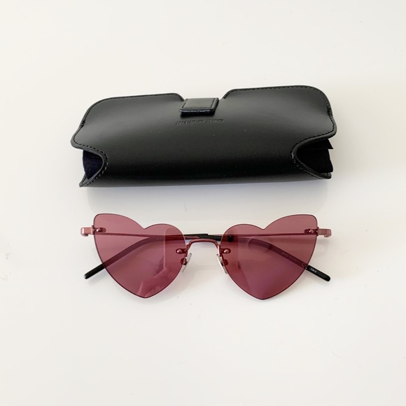 Saint Laurent Heart Sunglasses, New 250 - Picture 7 of 12